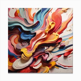 Abstract Painting Canvas Print