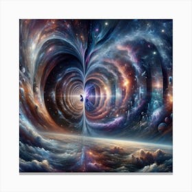 Eternity implosion Canvas Print