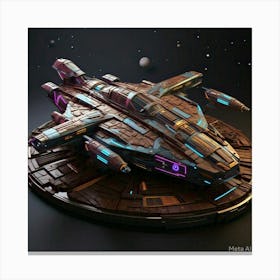 Spaceship 4 Canvas Print