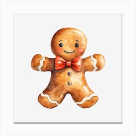 Gingerbread Man Canvas Print