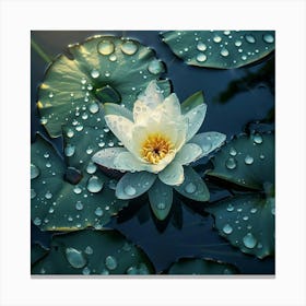 Stockcake Serene Lotus Bloom 1720412647 Canvas Print