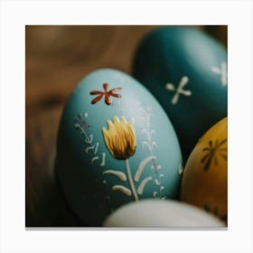 Easter Eggs Stock Videos & Royalty-Free Footage Canvas Print