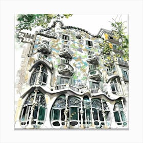 Barcelona Canvas Print