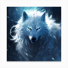 White Wolf 1 Canvas Print