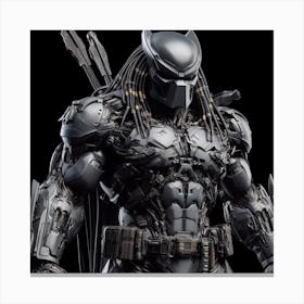 Predator Action Figure Canvas Print