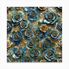 mosaic art Canvas Print