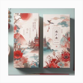 Chinese Tea Packaging Canvas Print