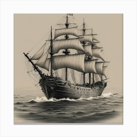 Sailing Ship Canvas Print