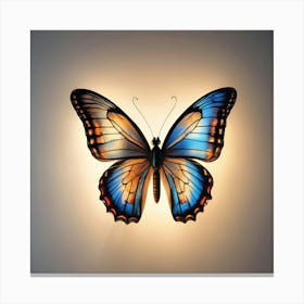 Butterfly Wall Light Canvas Print