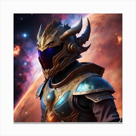 Hero In Space Canvas Print