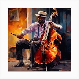 Jazz Musician 11 Canvas Print