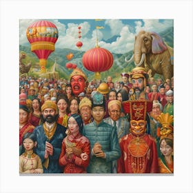 Chinese People 1 Canvas Print