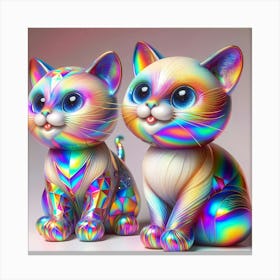 Creative Feline Cat Artwork 80 Canvas Print