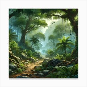 Fantasy Forest Canvas Print