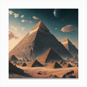 Pyramids Of Giza 2 Canvas Print