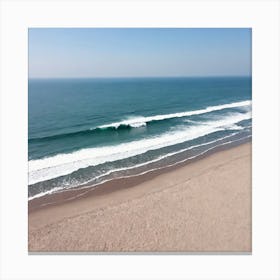 Aerial View Of A Beach 7 Canvas Print