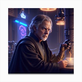 Old Anakin Canvas Print