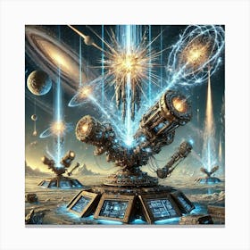 Cosmic Energy Weapons Canvas Print