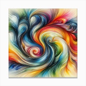 Abstract Swirl Canvas Print