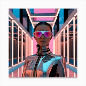 Futuristic Woman 9 Canvas Print