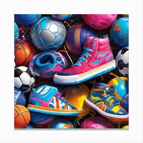 Nike Shoes 1 Canvas Print