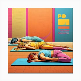 Yoga Pose Canvas Print