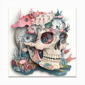 Skull Of The Sea Canvas Print