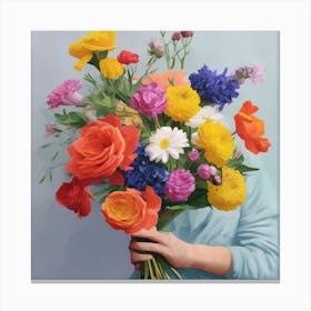 Bouquet Of Flowers Canvas Print