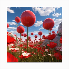Red Poppies Canvas Print