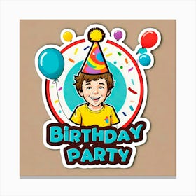 Birthday Party Canvas Print