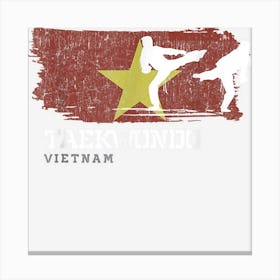 Womens Taekwondo Vietnam Combat Sports Martial Arts Canvas Print