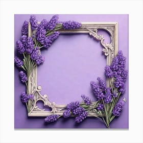 Lavender Frame 6 Canvas Print