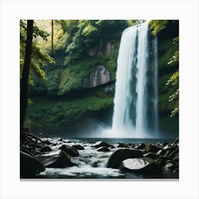 A Waterfall C99f6c33 Ce76 4242 Af39 Beefb69b4813 Canvas Print