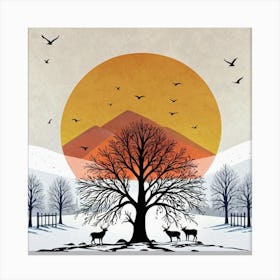 Winter Landscape 1 Canvas Print