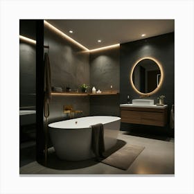 Modern Bathroom 1 Canvas Print