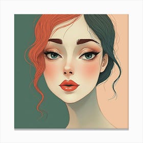 Hidden Portrait Canvas Print