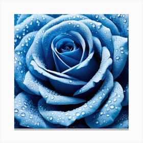 Blue Rose 6 Canvas Print