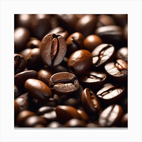 Coffee Beans 101 Canvas Print