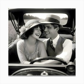 Dating Automotive Style-1928 ~Reimagined 24 Canvas Print