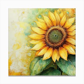 Sunflower Painting Toile