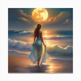 Moonlit Reverie Canvas Print