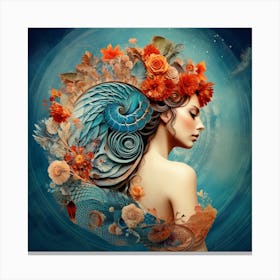 Mermaid 12 Canvas Print