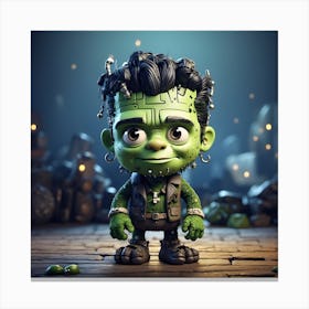 Baby Frankenstein 6 Canvas Print