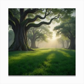 Forest Of Trees Canvas Print