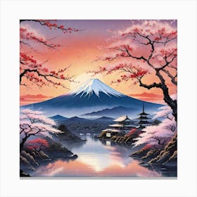 Mt Fuji 1 Canvas Print