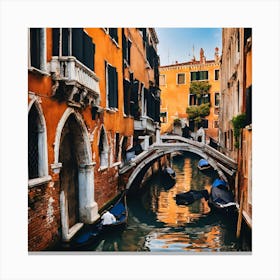 Venice, Italy van gogh Canvas Print