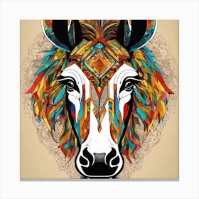 Zebra Canvas Art Canvas Print