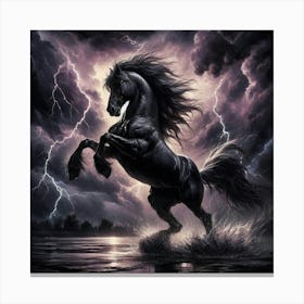 Lightning Horse 29 Canvas Print