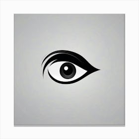 Eye Icon Vector Illustration Canvas Print