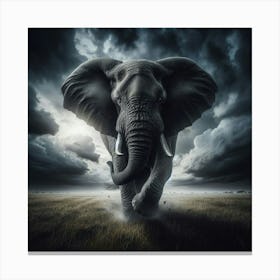 Elephant In The Sky 7 Canvas Print